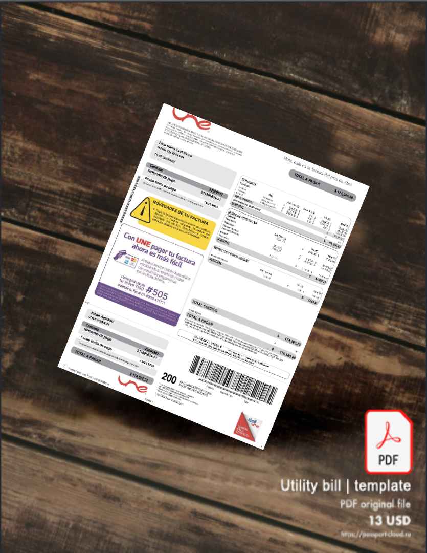 Utility bill | Albanian Power | Albania